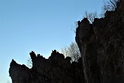 CORNA CAMOSCERA (COREN),1329 m, da Cavaglia di Val Brembilla il 14 gennaio 2019- FOTOGALLERY